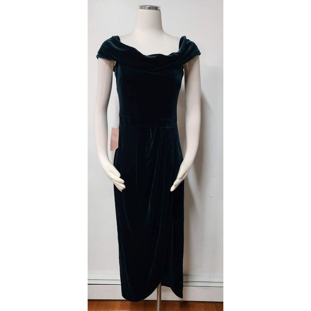 Anthropologie BHLDN Edison Velvet Dress Size 4 - Picture 3 of 7